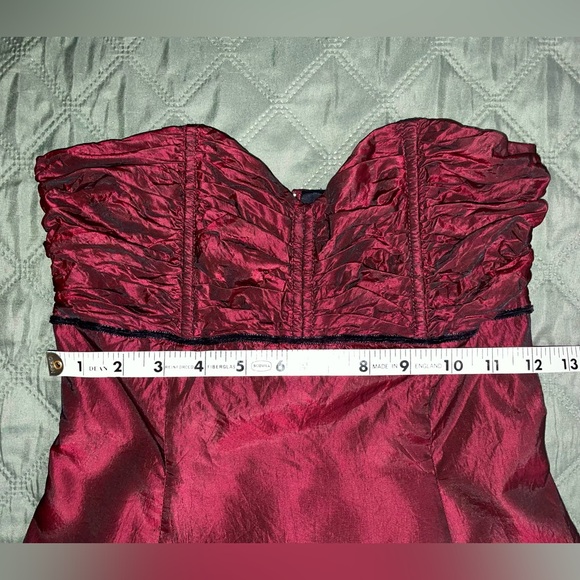 JESSICA MCCLINTOCK for GUNNE SAX Vintage Strapless Tea-Length Gown, Size 3, EUC - Picture 9 of 13